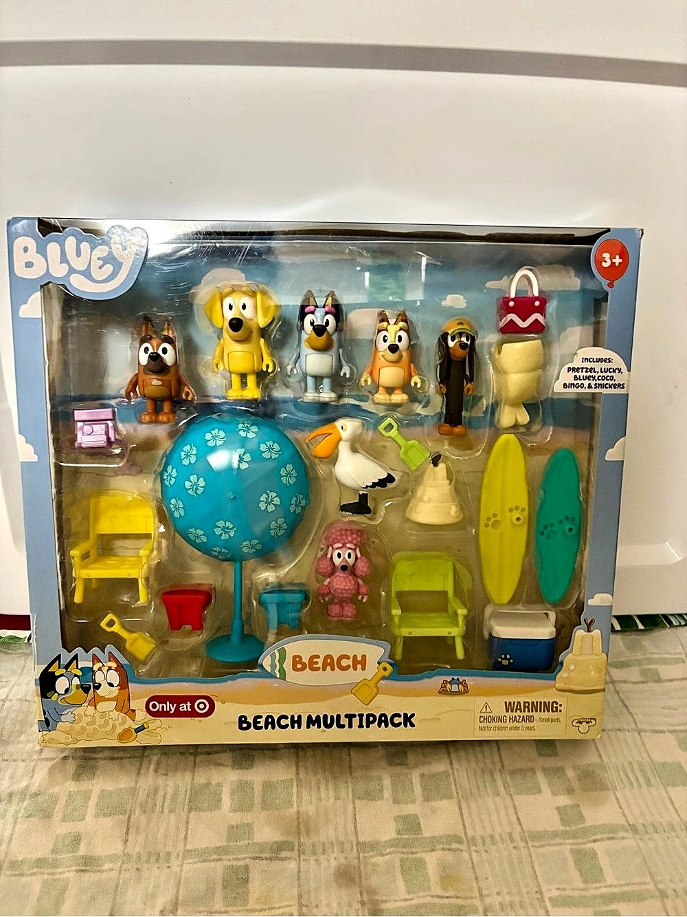 Bluey Beach Multipack Figure Playset